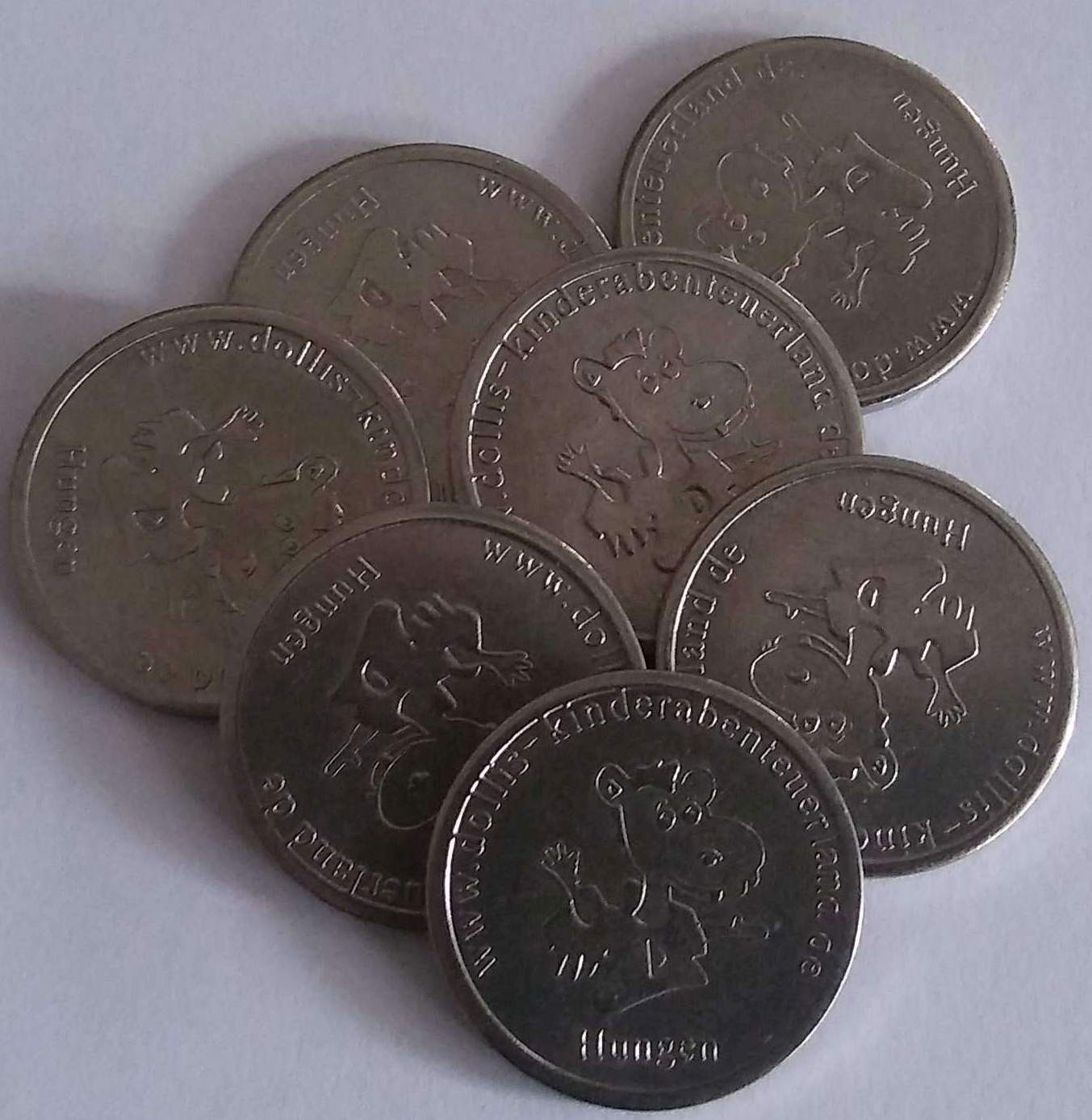 Verschiedene Wertmünzen